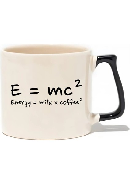 Energy=milk x Coffe2 Lüks Kupa - Hediye Seramik Kupa