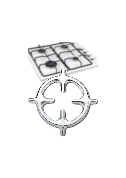 Mobee Cezve Kaynatmak Için Ocak Küçültücü Aparat Düşmeyi Önler Emaye Ocak Üstü 4 Adet