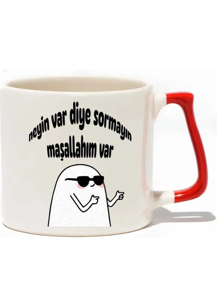 Neyim Var Diye Sormayın Maşallahım Var Lüks Kupa - Hediye Seramik Kupa