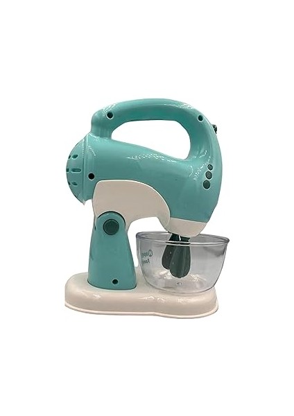 Oyuncak Çırpıcıları Hareketli Ayrılabilir El Mikseri Çırpma Kaseli Pilli Mutfak Oyuncak Set -