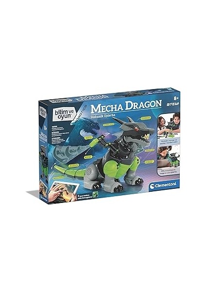 64326 Robotik Laboratuvarı, Mecha Dragon, Bilimsel Oyuncak, Multicolor