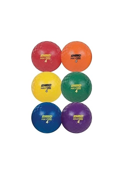 Champion Sports Rhino Poly Oyun Alanı Topu Seti (Çoklu, 10,7 cm Çap)