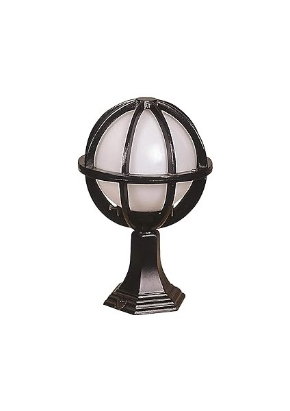 Avonni BSU-68078-BSY-KOP Siyah Elektrostatik Toz Boyalı Dış Mekan Aydınlatma, E27, Aluminyum, Polie