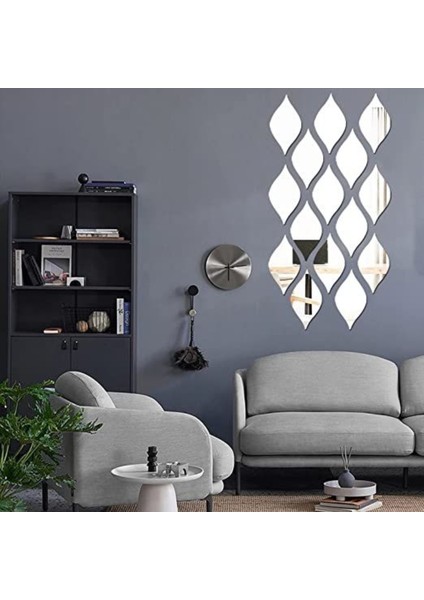 As Tasarım Ahşap Duvar Süs Tablo 16 Parça Gümüş Renk fiyatları