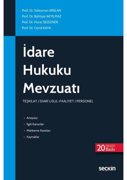 Idare Hukuku Mevzuatı