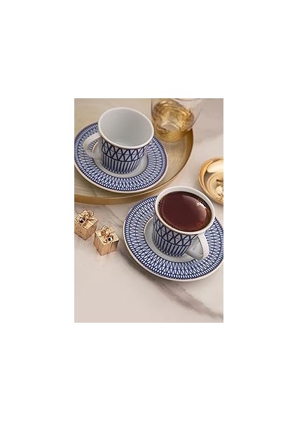 Kütahya Porselen Toledo 4 Parça Çay Takımı 12475