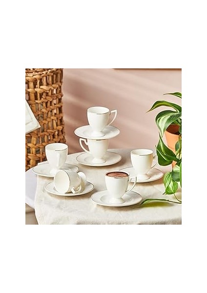 Boyoz 6 Kişilik Kahve Fincan Takımı, 85 ml