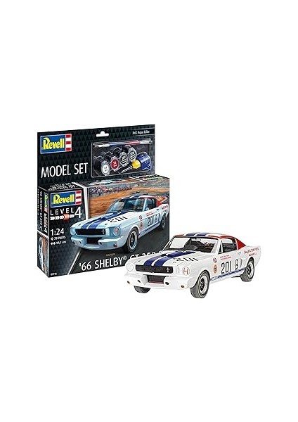 Revell, M.set 66 Shelby Gt 350 R, Oyuncak