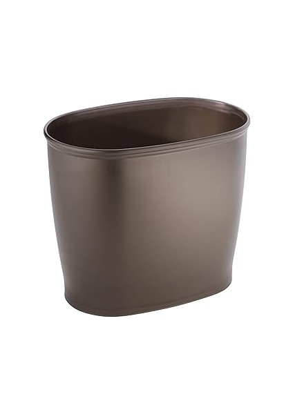 Interdesign Kent Oval Çöp Kutusu Çöp Sepeti Için Banyo, Mutfak, Ofis, Plastik, 30, 5 x 20, 3 x 25,