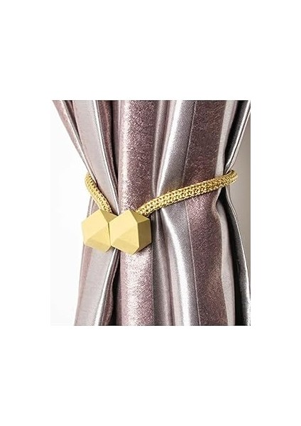 2 Adet Manyetik Perde Klipleri Iç Dekorasyon Kare Perde Toplayıcı Toka Perde Tutucu Akse