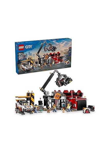 City Hurdalık ve Arabalar 60472-7 Yaş ve Üzeri Çocuklar Için Yaratıcı Oyuncak Yapım Seti, Doğu