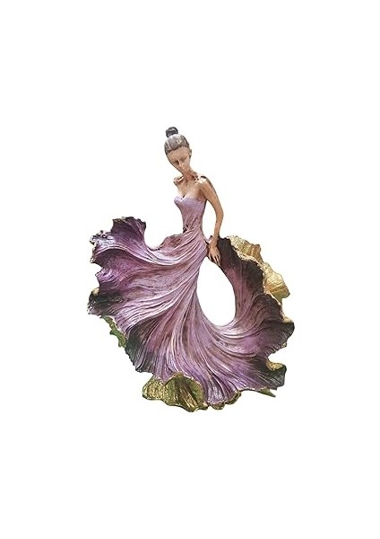 Mdk3-Modern Dansçı Kadın Heykelciği, Sanat ve Zarafeti Yansıtan Ev Ofis Dekorasyonu Için Hediyelik