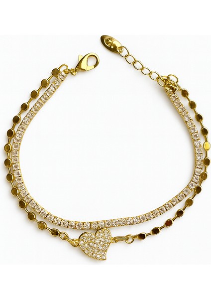 Çelik 2li Su Yolu Kalp Bileklik fiyatları