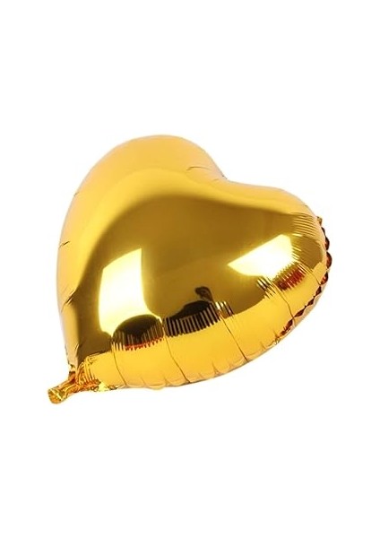 5dm Kalp Balon Folyo Sarı 45 cm 18 Inç