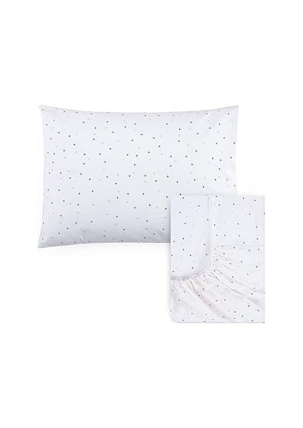 Funna Baby Çarşaf & Yastık Kılıfı Seti - Cute & Wild - Bej - 70 x 130 cm