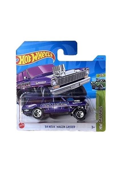 Hot Wheels Tekli Arabalar '64 Nova Wagon Gasser HKH63