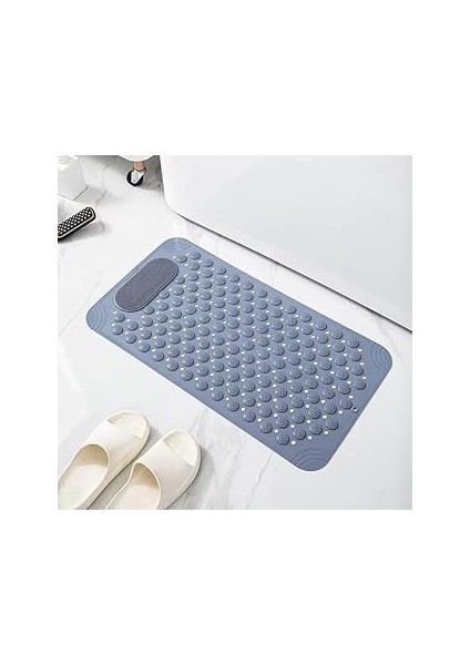 Yunhan Duş Matı, Küvet Paspası, Güçlü Vantuzlu, Su Tahliyeli, Masaj, Fırçalı Kaymaz Tabanlı Banyo P