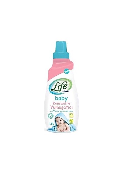 Life Baby Bitkisel Konsantre Yumuşatıcı - 1500 ml (60 Yıkama)