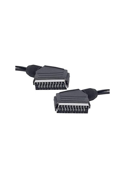1.2 Metre Poşetli̇ 7 mm Si̇yah Scart Scart Kablo