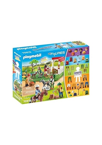 Playmobil 70978 Figürlerim: At Çiftliği, Koleksiyon Ürünleri Karışımı ve Eşleştirme Figürleri, Eğle