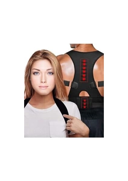 Dik Duruş Korsesi Bel Omuz Sırt Kemeri Aparatı