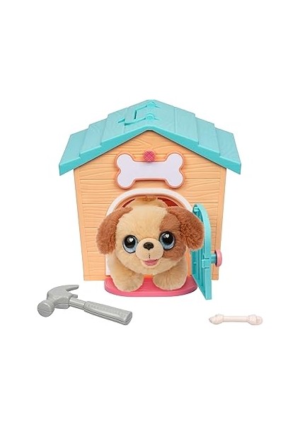 Little Live Pets My Puppy's Oyun Seti, Turuncu, Bina Köpek Evi Oyuncakları ile Oyun Köpeğ