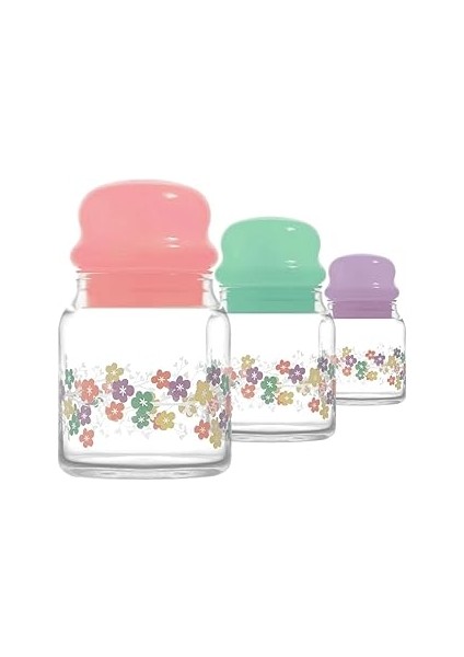 Bahar Pastel 3'lü Kavanoz