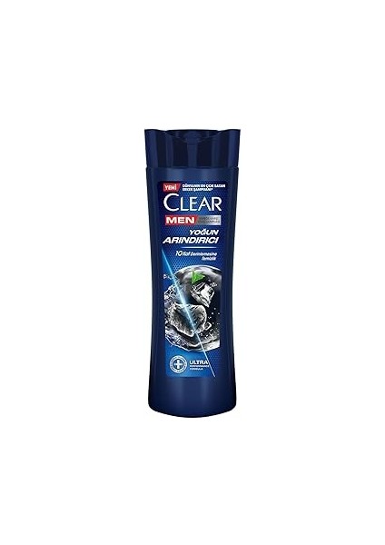 Clear Men Kepeğe Karşı Etkili Şampuan Yoğun Arındırıcı Kömür ile 350 ml