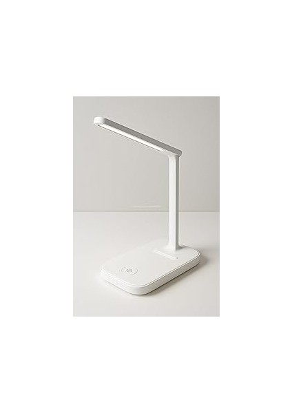 Busstier LED Masa Lambası Telefon Tutuculu Şarjlı 3 Modlu Beyaz, Sarı, Günışığı Dekoratif Gece