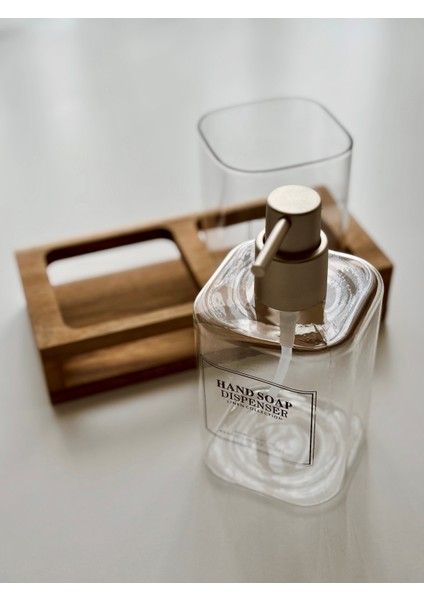 2'li Akasya Standlı Cam Sıvı Sabunluk Seti modelleri