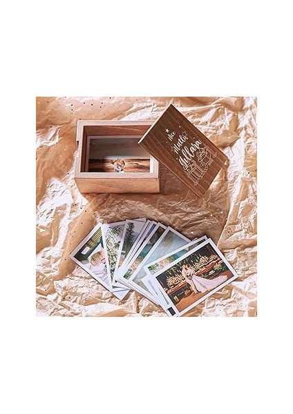 Hediyesepeti Nice Mutlu Yıllara Konseptli Ahşap Fotoğraf Kutusu