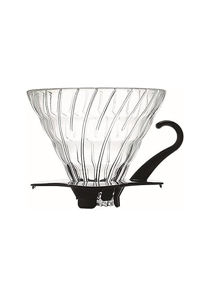 Hario V60 02 Dripper (Siyah Cam)