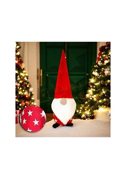 Yilbaşi Noel Baba Dekorati̇f Bi̇blo Kirmizi Yildiz