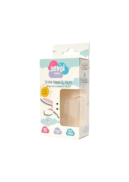 Sevgi̇ Bebe 2'li Silikon Parmak Bebek Diş Fırçası