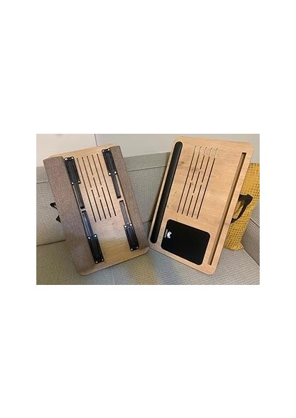 Axolotl Supplyplus Safir Telefon Tablet Bölmeli Katlanır Ayaklı Minderli Laptop Sehpası Bilgisayar