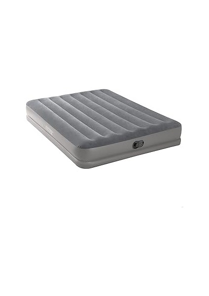 Intex Queen Dura-Beam Prestige Şişme Yatak, USB Pompali
