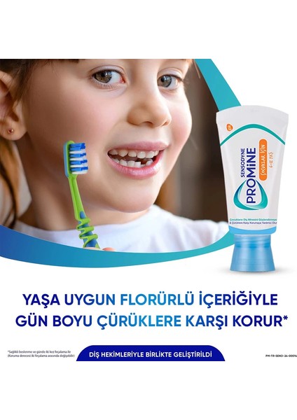 Promine Çocuk Diş Macunu 50ML x 3 Adet +Promine 6 Yaş ve Üzeri Çocuklar Için Yumuşak Diş Fırçası + Çanta fiyatları