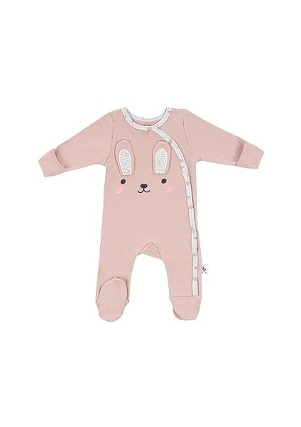 Hero Uzun Kollu Nakışlı Bebek Tulumu Bunny 6-9 Ay