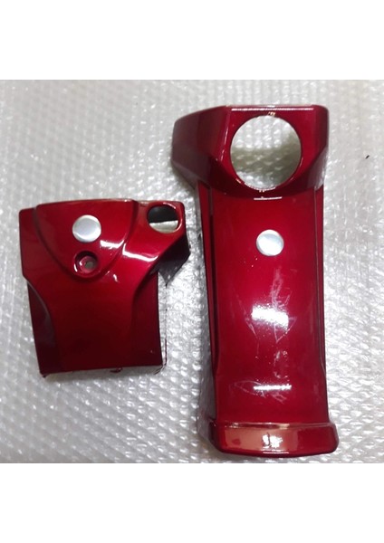 Kontak Plastiği Kırmızı Yuki Jupiter Stmax Kobra Ön Arka Set