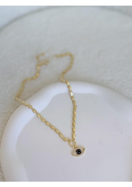 Çelik Arpa Zincir Nazar Kolye