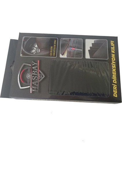 Dikişli Deri Direksiyon Kılıfı Karbon / Nokta Deri Gri Yüzük Gri Dikiş F.ord Connect Için modelleri