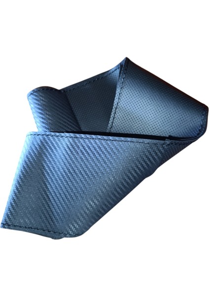 Dikişli Deri Direksiyon Kılıfı Karbon / Nokta Deri Gri Yüzük Gri Dikiş F.ord Connect Için indirimleri