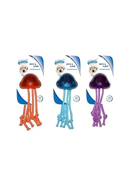 Pawise Denizanası Diş Ipi Köpek Oyuncağı 15 cm