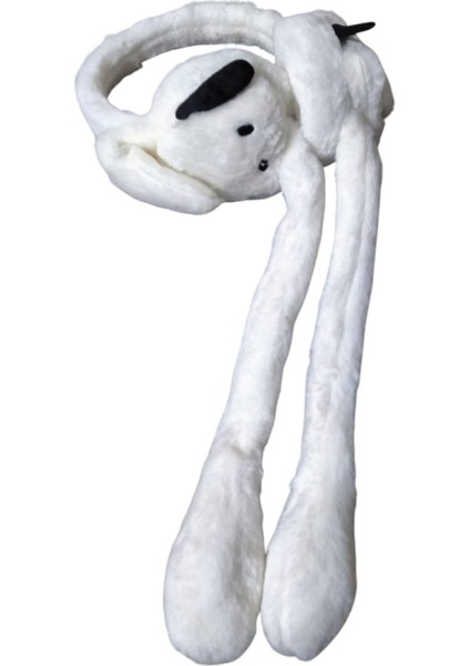 Çocuk Peluş Figürlü Oynar Kulaklı Hareketli Sesli Kışlık Kulaklık