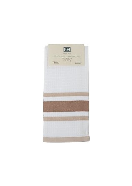 Swiss %100 Pamuk Mutfak Havlusu 2'li 60X40 cm Bej