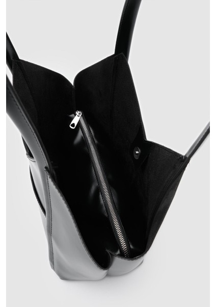 Ilu Bags Siyah Asimetrik Omuz Çantası fiyatları