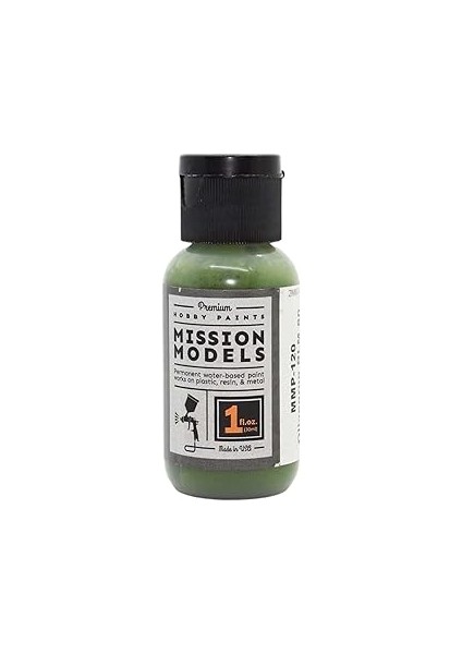 Mission Models MMP-120 Zeytin Yeşili Olivegrun Rlm 80 Akrilik Boya 1 Oz (30ML)