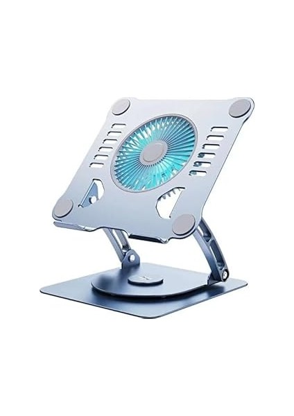 Daytona 804D 360 Derece Dönebilir Alüminyum Katlanabilir Laptop Standı (Koyu Gri)
