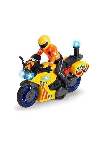 Dickie Toys Figürlü Kurtarma Motosikleti