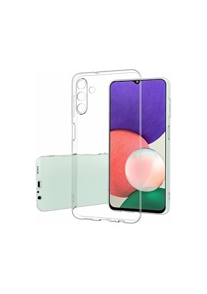 ile Uyumlu Şeffaf Clear Silikon Yüksek Kalite Darbeye Dayanıklı Şık Telefon Kılıfı (Samsung A24)
